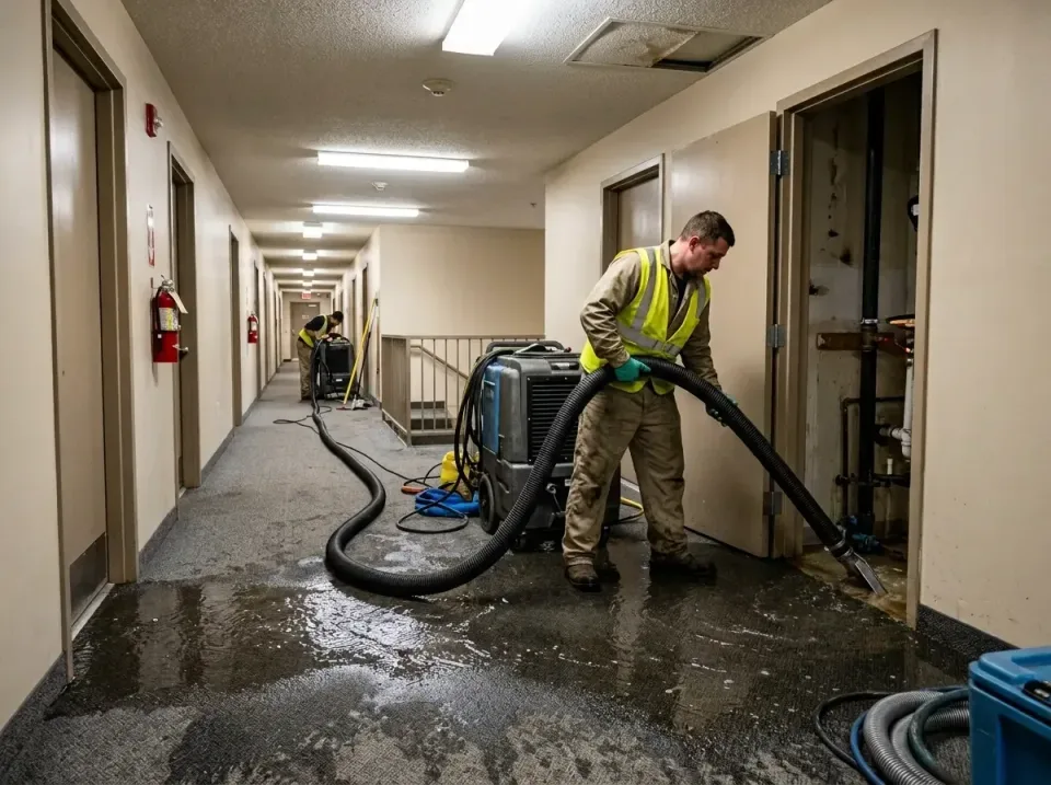 multi-unit-apartment-hallway-f-005 — frequently asked questions, Emergency Burst Pipe Water Extraction & Removal in Colton,…
